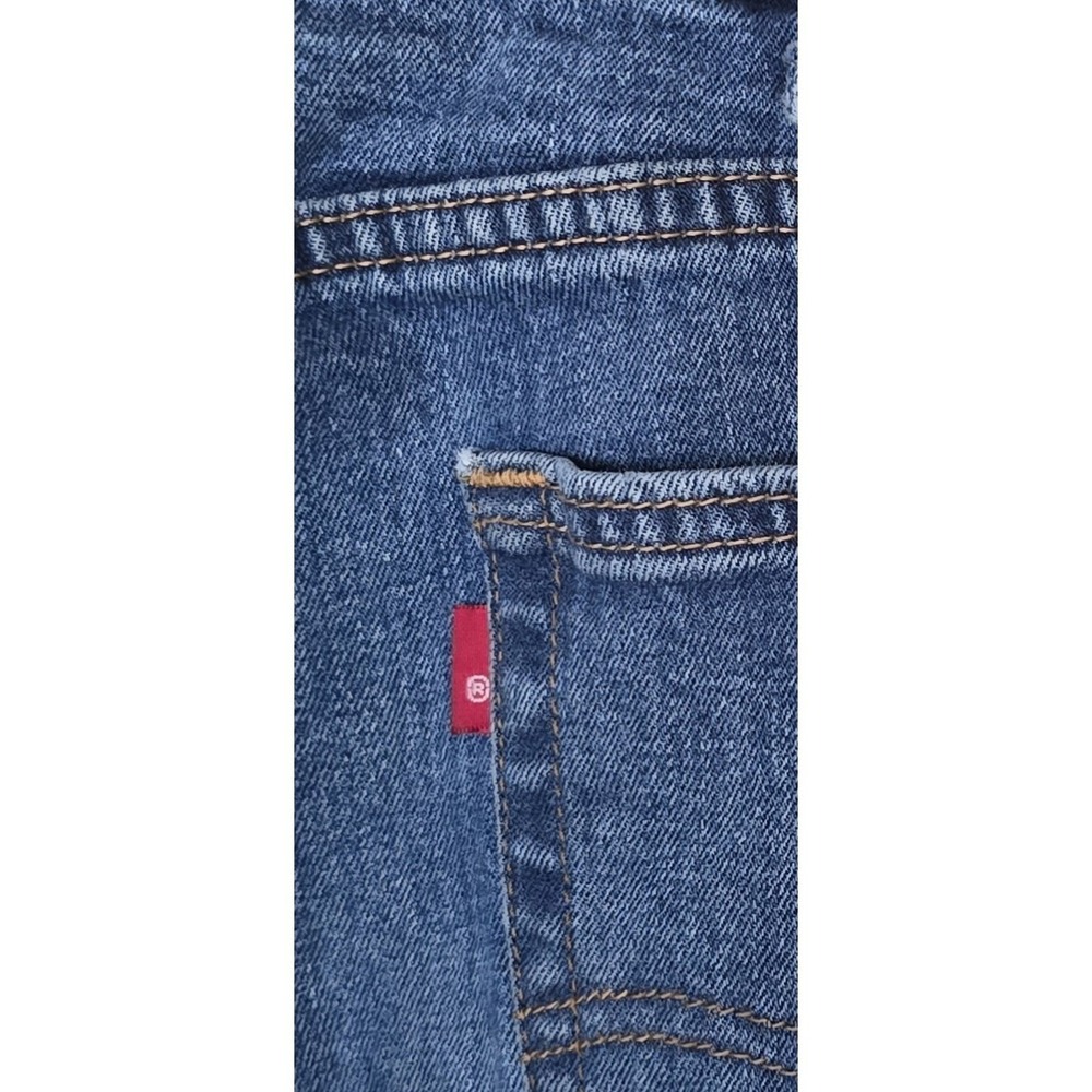 Levis 505 Regular Fit Straight Leg Jeans Mens 42x32 Medium Wash Blue 00505-1649 - Picture 12 of 16